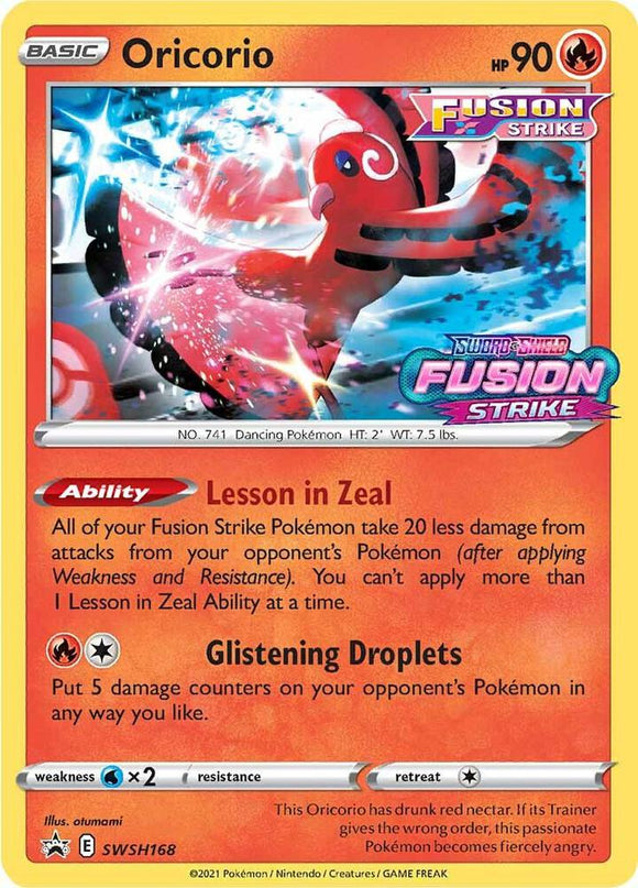 Oricorio SWSH168