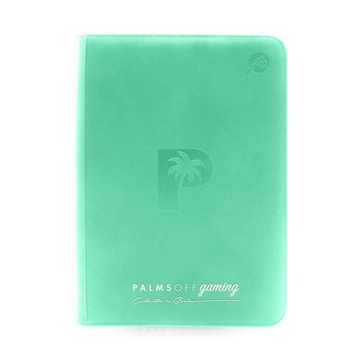 Palms Off Gaming - 4 Pocket Collectors Series Trading Card Binder (Teal)