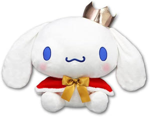 Cinnamoroll King Crown Red Cape Dog Puppy Stuff Plush Doll Toreba Sanrio