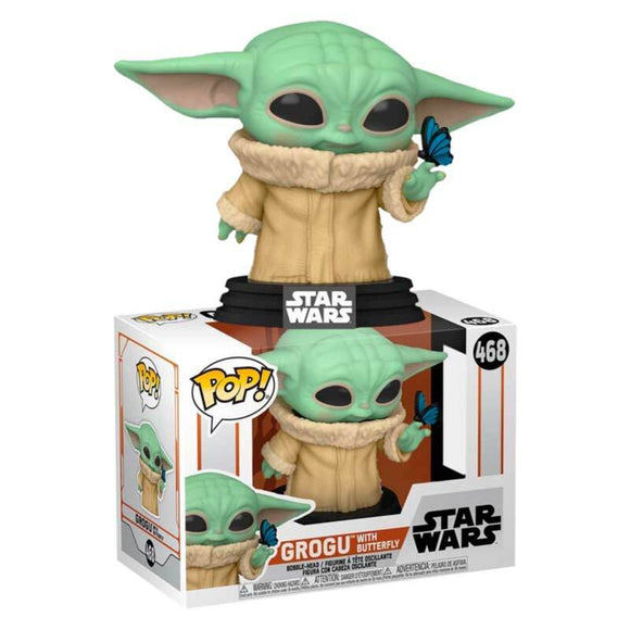 FUNKO STAR WARS: THE MANDALORIAN - GROGU (THE CHILD) WITH BUTTERFLY