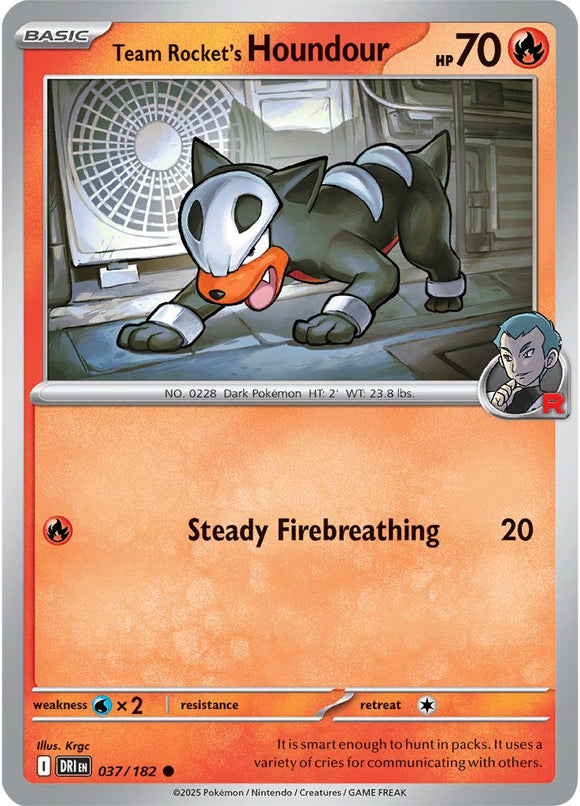 Team Rocket's Houndour 037/182