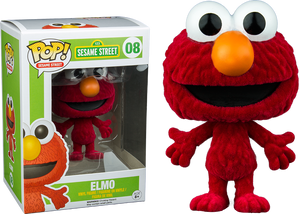 Sesame Street Elmo Arms Open Flocked Vaulted 08