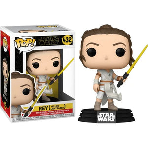 Star Wars Episode IX - Rey with Yellow Saber Pop! Vinyl Figure #432