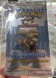 Pokémon Aquapolis Booster Pack Arcanine Art Wotc