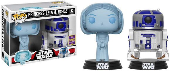 Star Wars Funko Pop - Princess Leia & R2-D2 2 Pack - SDCC Exclusive