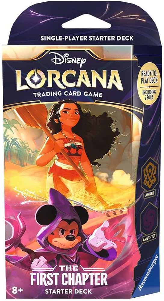 Disney Lorcana Trading Card Game The First Chapter 1 Starter Deck