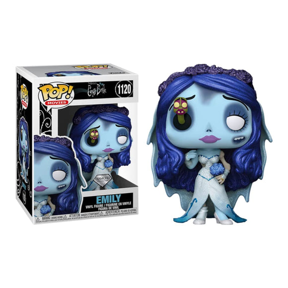 Corpse Bride - Emily with Worm US Exclusive Diamond Glitter Pop! Vinyl [RS]