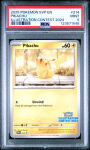 Pikachu SVP214 Psa 9