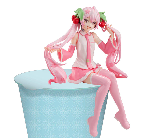 Hatsune Miku Noodle Stopper Sakura Miku Version PVC Figure FuRyu