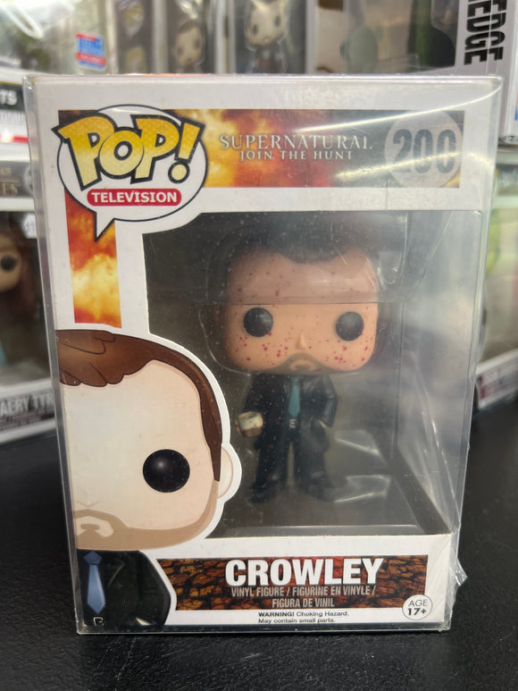 Supernatural - Crowley # 200 - Bloody Metallic Silver Tie