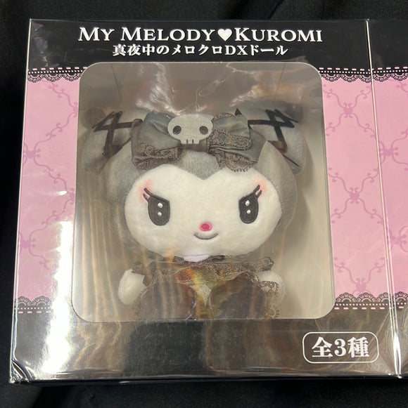 Sanrio Kuromi My Melody Piano Plush Doll Set of 3 Celebrate Birthday 15cm Furyu