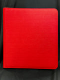 12 Pocket Collectors Series Trading Card Binder (480 Slots) Red