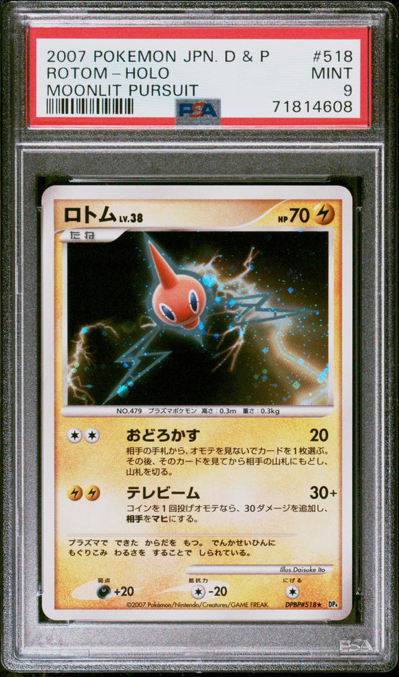 Rotom Dpbp#518 Psa 9