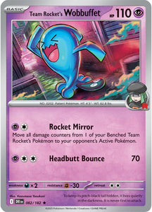 Team Rocket's Wobbuffet 082/182