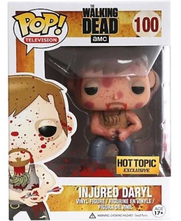 The Walking Dead Figure INJURED DARYL DIXON #100 Hot Topic Exclusive