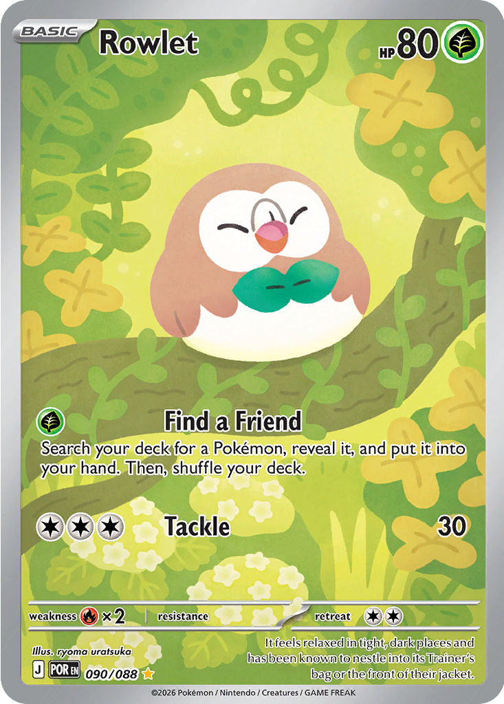 Rowlet 090/088 – Pokidoll Collectables ABN 89 644 915 766