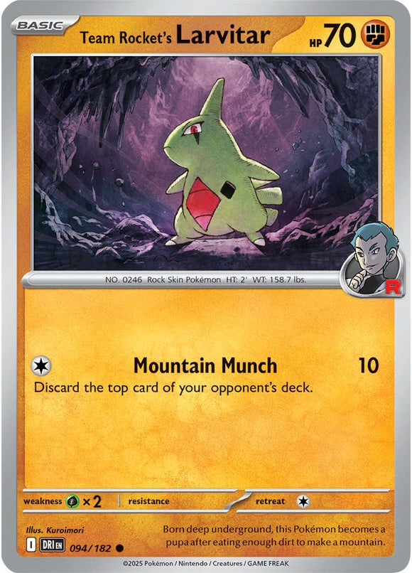 Team Rocket's Larvitar 094/182