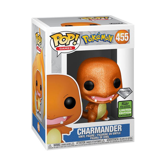 Pokemon - Diamond Charmander ECCC 2021 Funko Pop! Vinyl #455