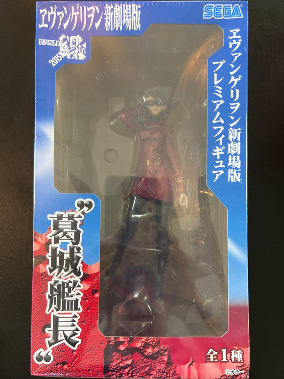 SEGA Evangelion Misato Katsuragi Captain katsuragi Premium PM Figure