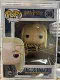 Harry Potter Lucius Malfoy Signed Jason Isaacs Funko POP Vinyl