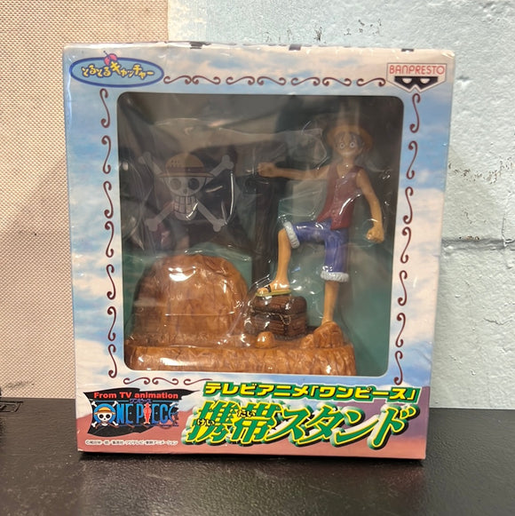 Luffy Mobile Phone Stand - VTG 2003 One Piece Anime Figure