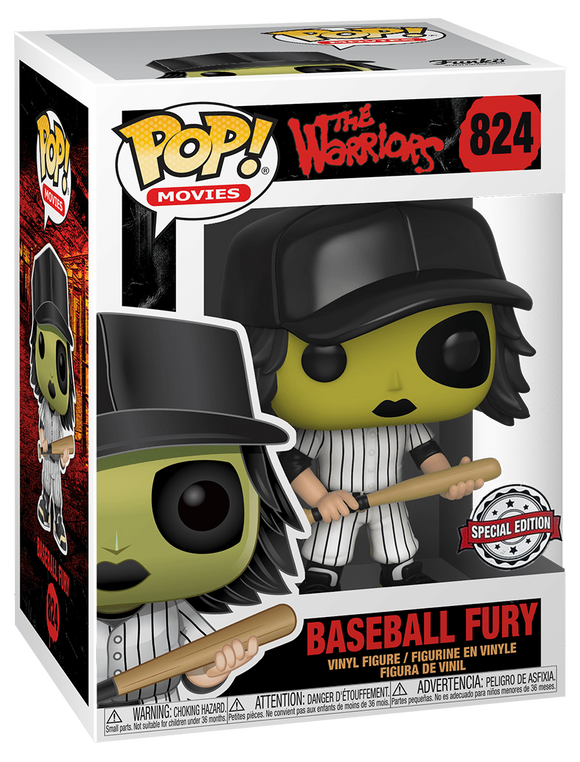 The Warriors BASEBALL FURY Green Warpaint No. 824 Special Edition Funko Pop