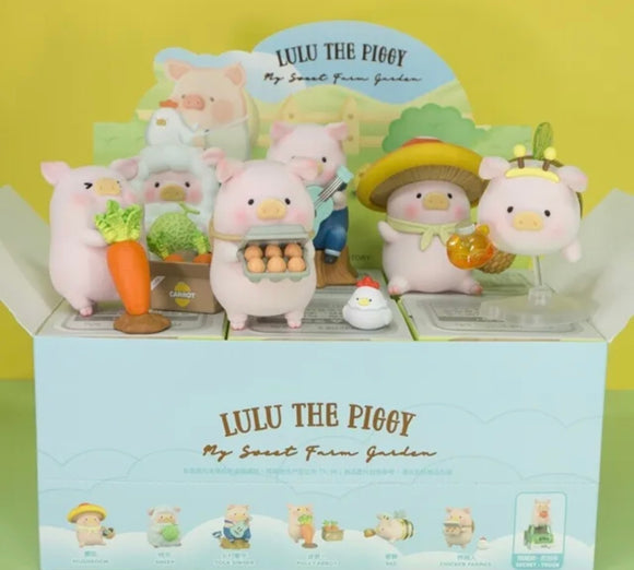 Toyzeroplus LULU THE PIGGY Miniature Figure My Secret Farm Garden Set