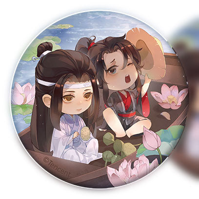 THE MASTER OF DIABOLISM Wuxian and Lang wanji Cute Version Badges