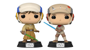 Funko Pop! Vinyl: Star Wars - Luke And Leah Skywalker Jedi Training w/ Protector