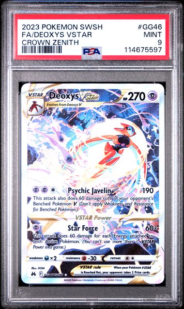 Deoxy Vstar GG46/GG70 Psa 9