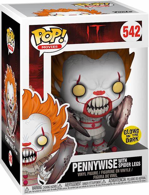 Pennywise With Spider Legs Funko Pop Vinyl #542 Glow