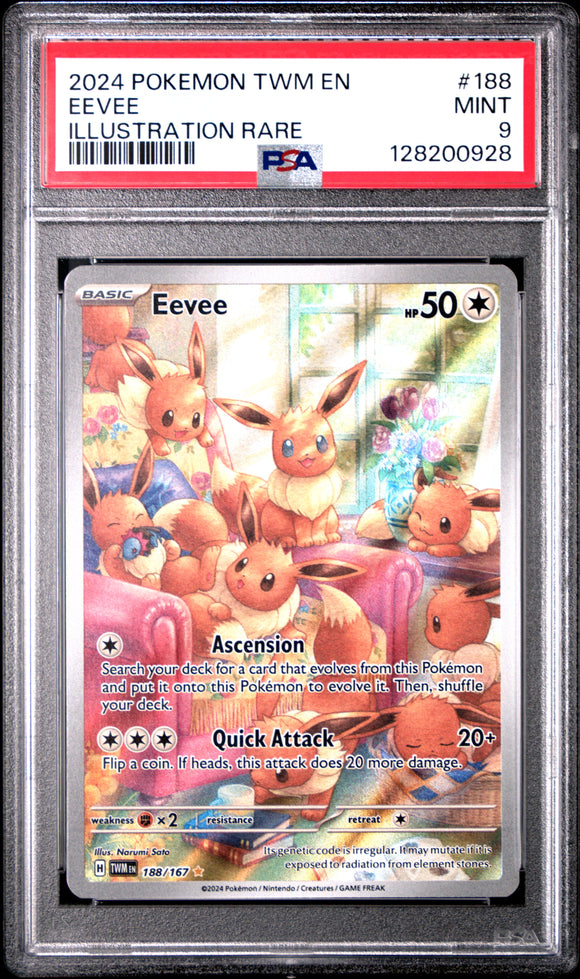 Eevee 188/167 Psa 9