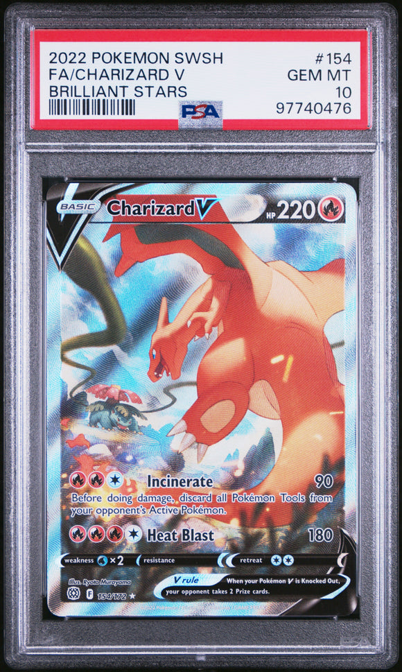 Charizard V 154/172 Psa 10