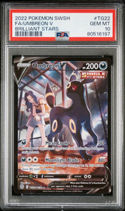 Umbreon V TG 22/TG30 Psa 10