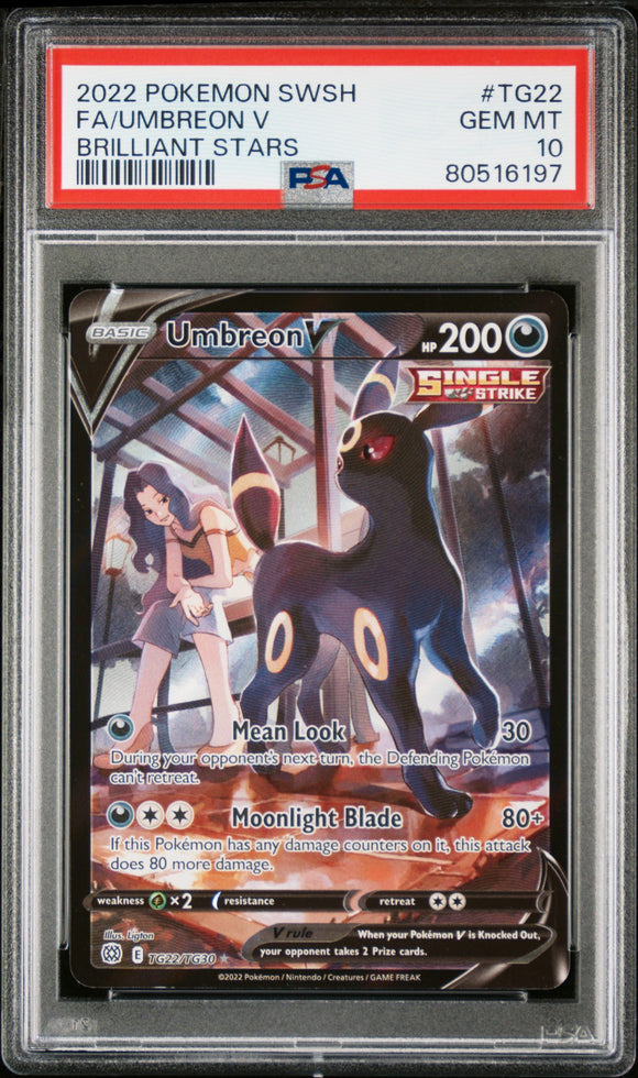 Umbreon V TG 22/TG30 Psa 10
