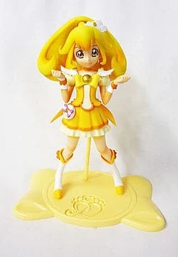 Banpresto DX Girl figure Happy & Peace Smile PreCure! cure piece (yellow)