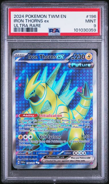 Iron Thorns EX 196/167 Psa 9