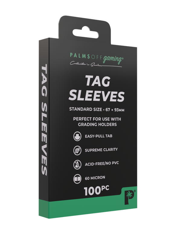 Palms Of Gaming Tag Sleeves 100Pc