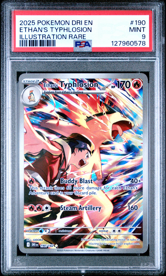 Ethans Typhlosion 190/182 Psa 9