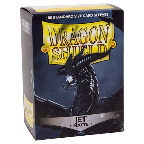 Dragon Shield: Sleeves – Matte – Jet 100 Pack