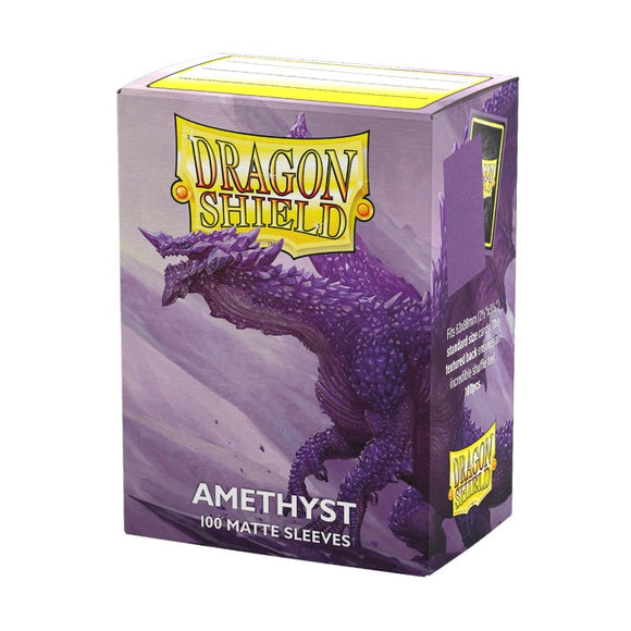 Dragon Shield Amethyst Matte Sleeves 100 Pack