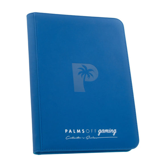 Palms Off Gaming - 4 Pocket Collectors Series Trading Card Binder (Blue)