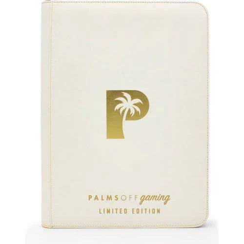 Palms Off Gaming - 4 Pocket Collectors Series Trading Card Binder (White)