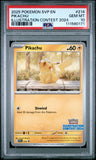 Pikachu SVP214 Psa 10