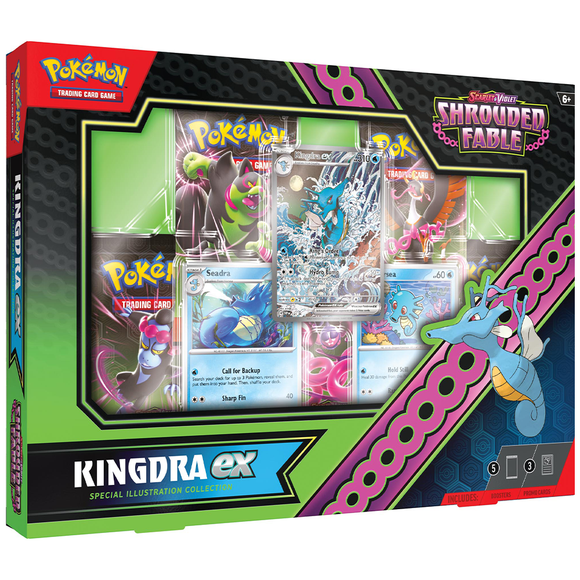 Pokemon TCG: Scarlet & Violet 6.5 Shrouded Fable Kingdra ex Special Illustration