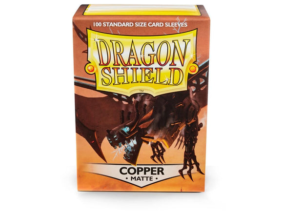 Dragon Shield Cooper Matte Sleeves 100 Pack