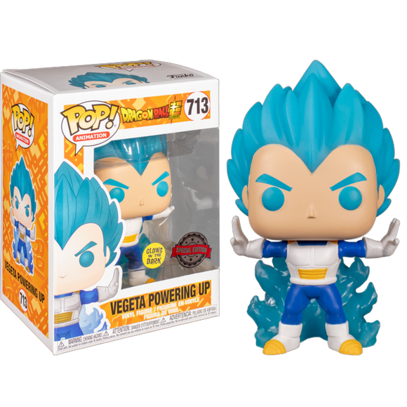 Anime DBZ Dragonball Z Vegeta Powering Up Glows #713