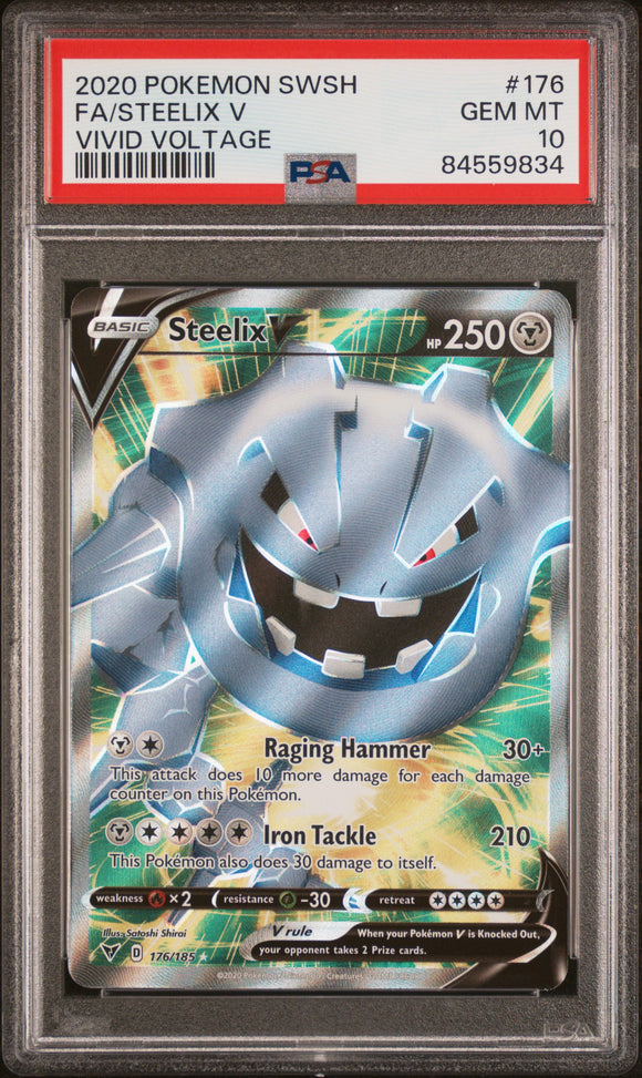 Steelix V 176/185 Psa 10