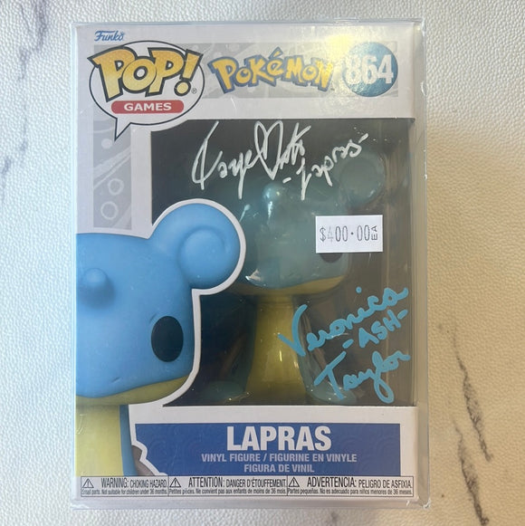Signed Funko POP Pokemon Lapras #864