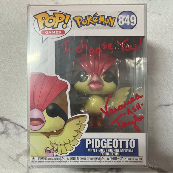 Signed  -  Pokemon - Pidgeotto Pop! Vinyl #849